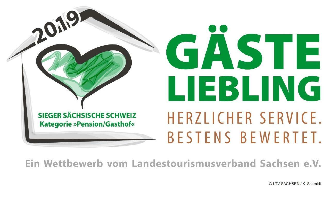 Pension Goldstueck Bad Schandau Zewnętrze zdjęcie